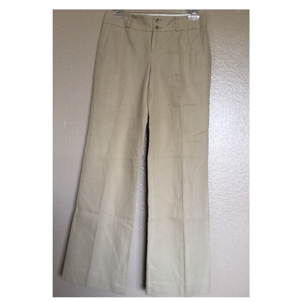 BANANA REPUBLIC MARTIN FIT LINEN PANT